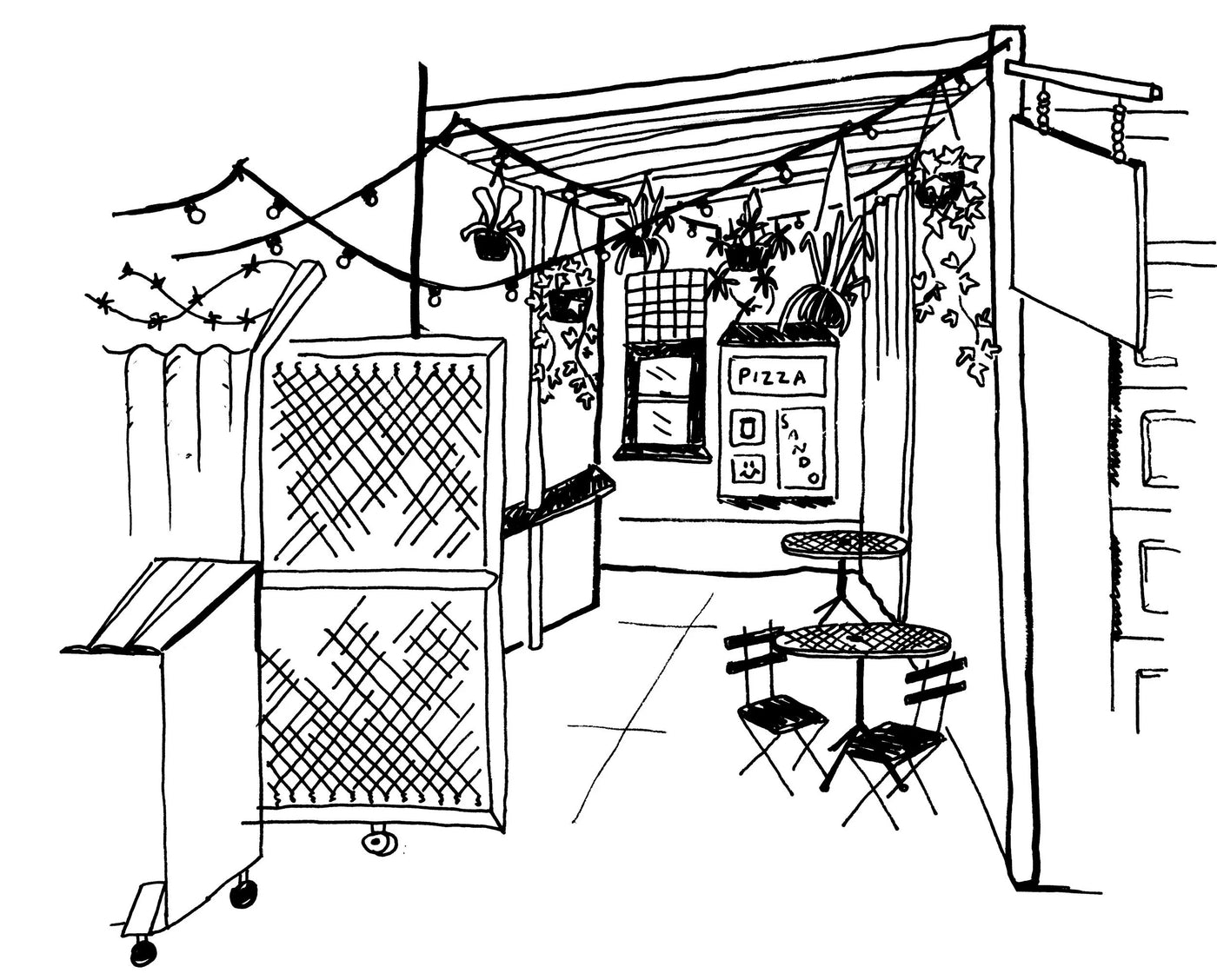Our patio illustration